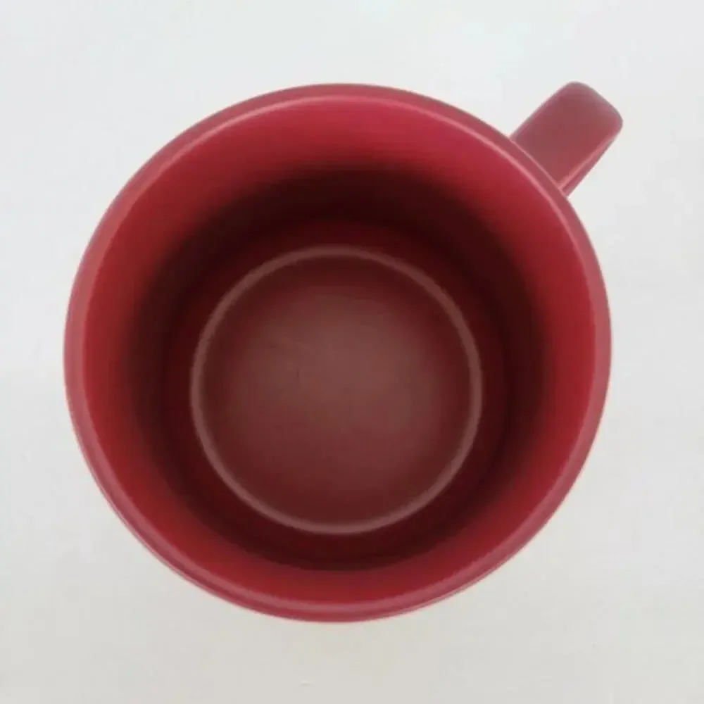 Starbucks Valentines Day Double Hearts Mug 2018 Burgundy 12 oz Ceramic